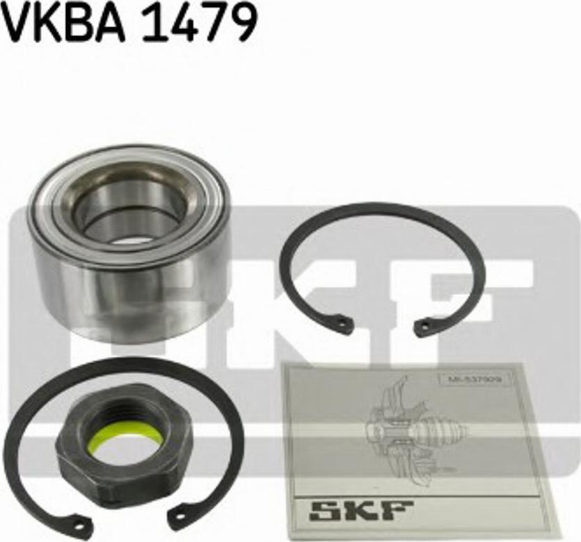 SKF VKBA 1479 - Комплект підшипника маточини колеса autozip.com.ua