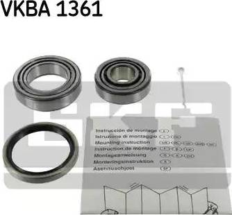SKF VKBA 1361 - Комплект підшипника маточини колеса autozip.com.ua