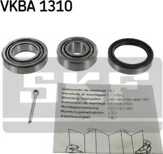 SKF VKBA 1310 - Комплект підшипника маточини колеса autozip.com.ua
