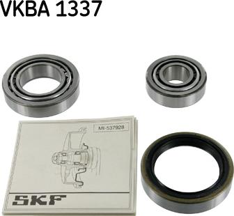 SKF VKBA 1337 - Комплект підшипника маточини колеса autozip.com.ua