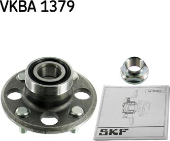 SKF VKBA 1379 - Комплект підшипника маточини колеса autozip.com.ua