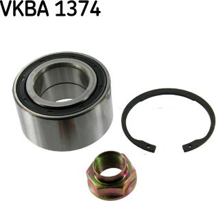 SKF VKBA 1374 - Комплект підшипника маточини колеса autozip.com.ua