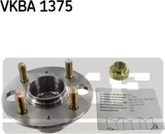 SKF VKBA 1375 - Маточина колеса autozip.com.ua