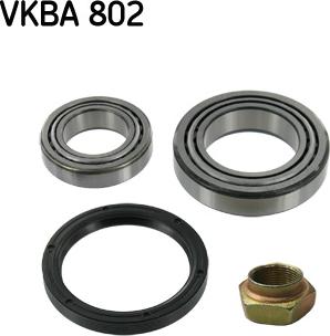SKF VKBA 802 - Комплект підшипника маточини колеса autozip.com.ua