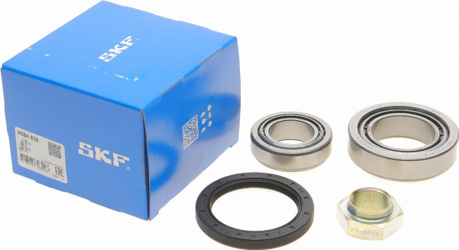 SKF VKBA 836 - Комплект підшипника маточини колеса autozip.com.ua