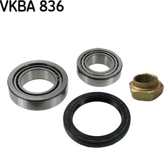 SKF VKBA 836 - Комплект підшипника маточини колеса autozip.com.ua