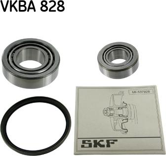 SKF VKBA 828 - Комплект підшипника маточини колеса autozip.com.ua