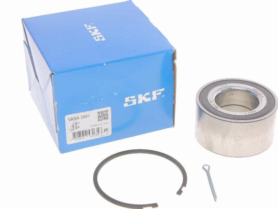 SKF VKBA 3991 - Комплект підшипника маточини колеса autozip.com.ua