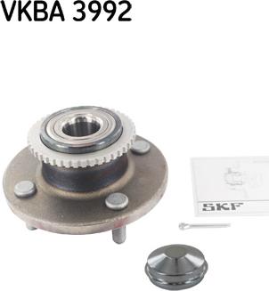 SKF VKBA 3992 - Комплект підшипника маточини колеса autozip.com.ua