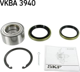 SKF VKBA 3940 - Комплект підшипника маточини колеса autozip.com.ua