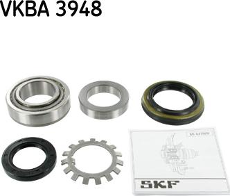 SKF VKBA 3948 - Комплект підшипника маточини колеса autozip.com.ua