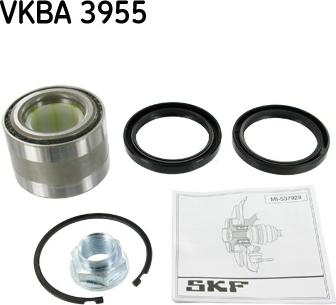 SKF VKBA 3955 - Комплект підшипника маточини колеса autozip.com.ua