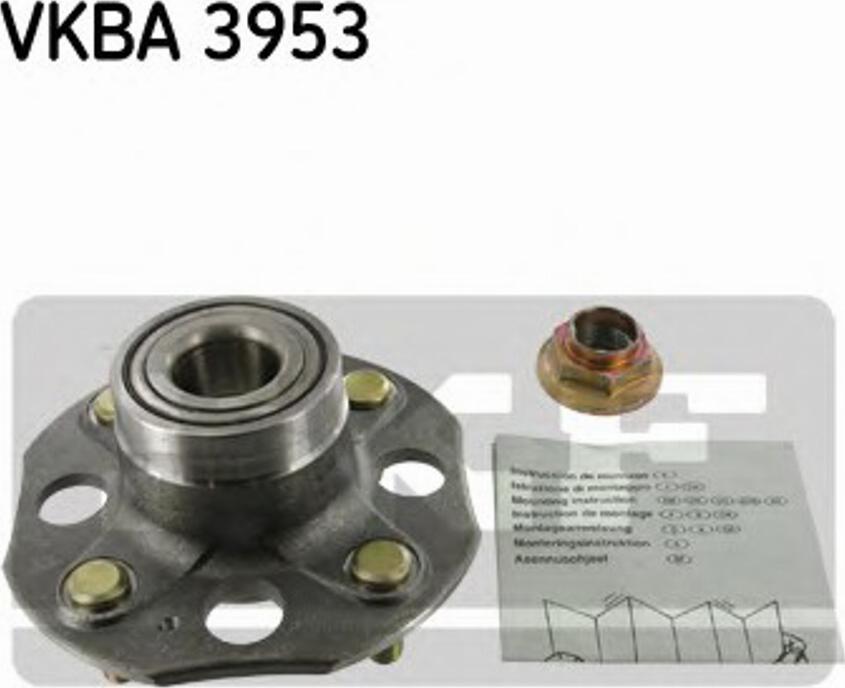 SKF VKBA 3953 - Маточина колеса autozip.com.ua