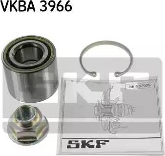 SKF VKBA 3966 - Комплект підшипника маточини колеса autozip.com.ua