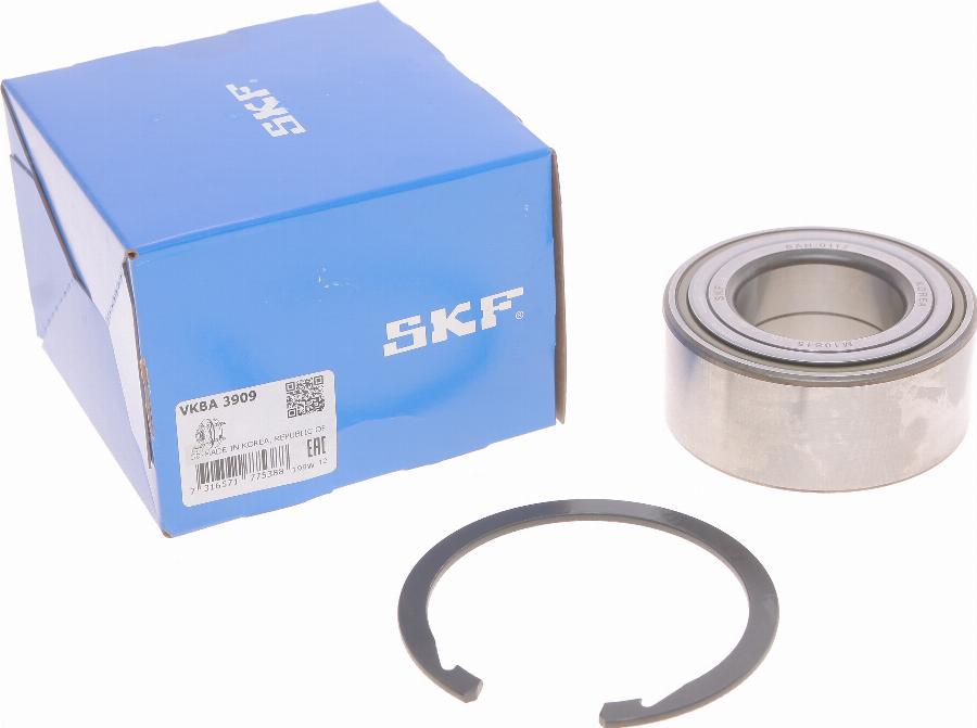 SKF VKBA 3909 - Комплект підшипника маточини колеса autozip.com.ua