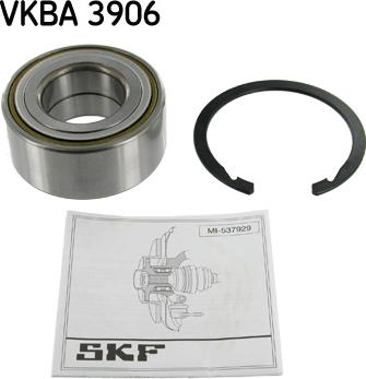 SKF VKBA 3906 - Комплект підшипника маточини колеса autozip.com.ua