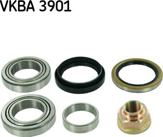 SKF VKBA 3901 - Комплект підшипника маточини колеса autozip.com.ua