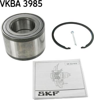 SKF VKBA 3985 - Комплект підшипника маточини колеса autozip.com.ua