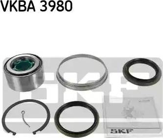 SKF VKBA 3980 - Комплект підшипника маточини колеса autozip.com.ua