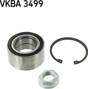 SKF VKBA 3499 - Комплект підшипника маточини колеса autozip.com.ua