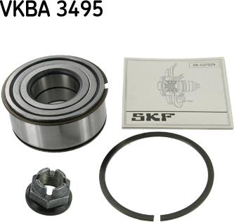 SKF VKBA 3495 - Комплект підшипника маточини колеса autozip.com.ua