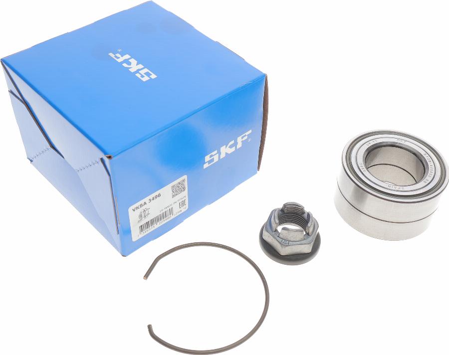 SKF VKBA 3496 - Комплект підшипника маточини колеса autozip.com.ua