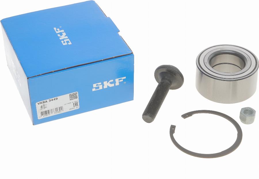 SKF VKBA 3449 - Комплект підшипника маточини колеса autozip.com.ua