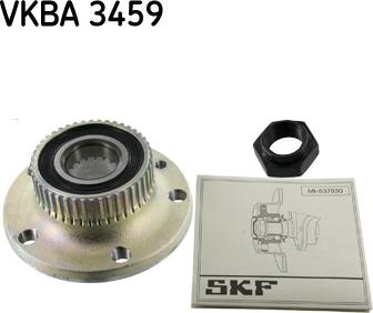 SKF VKBA 3459 - Комплект підшипника маточини колеса autozip.com.ua