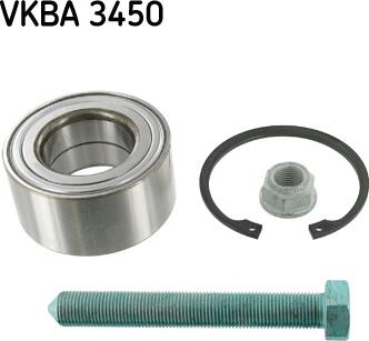 SKF VKBA 3450 - Комплект підшипника маточини колеса autozip.com.ua