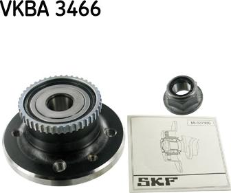 SKF VKBA 3466 - Комплект підшипника маточини колеса autozip.com.ua