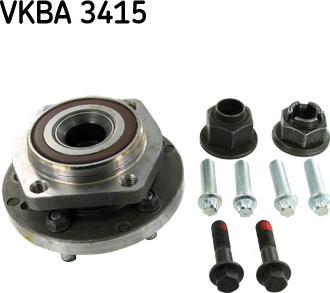 SKF VKBA 3415 - Комплект підшипника маточини колеса autozip.com.ua