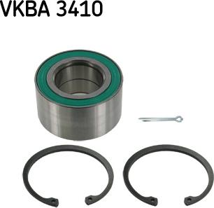 SKF VKBA 3410 - Комплект підшипника маточини колеса autozip.com.ua