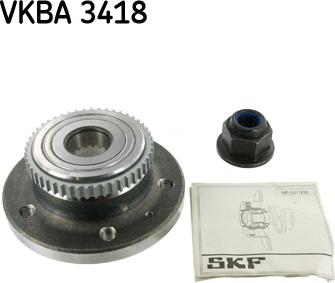 SKF VKBA 3418 - Комплект підшипника маточини колеса autozip.com.ua