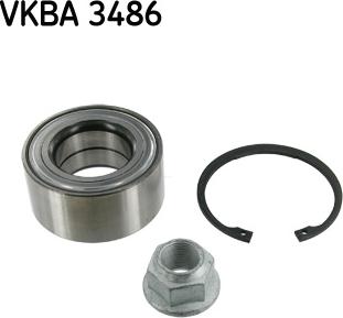 SKF VKBA 3486 - Комплект підшипника маточини колеса autozip.com.ua