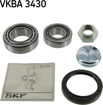 SKF VKBA 3430 - Комплект підшипника маточини колеса autozip.com.ua