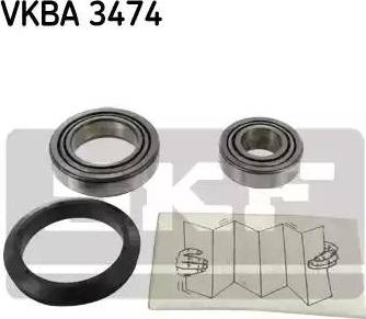 SKF VKBA 3474 - Комплект підшипника маточини колеса autozip.com.ua