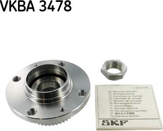 SKF VKBA 3478 - Маточина колеса autozip.com.ua