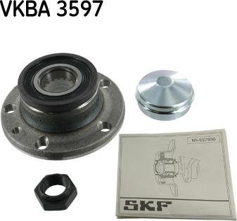 SKF VKBA 3597 - Комплект підшипника маточини колеса autozip.com.ua