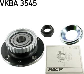 SKF VKBA 3545 - Маточина колеса autozip.com.ua