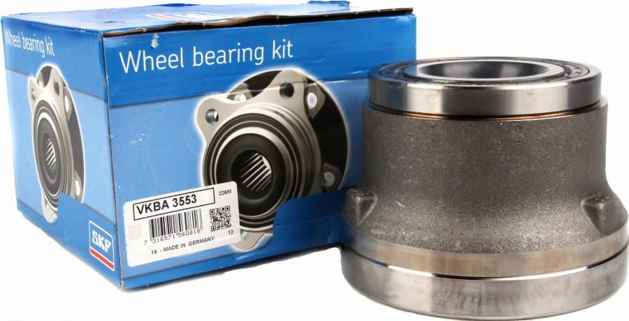 SKF VKBA 3553 - Комплект підшипника маточини колеса autozip.com.ua