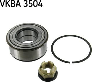 SKF VKBA 3504 - Комплект підшипника маточини колеса autozip.com.ua