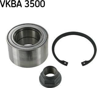 SKF VKBA 3500 - Комплект підшипника маточини колеса autozip.com.ua