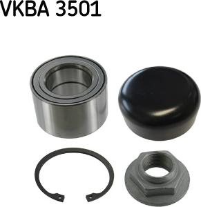 SKF VKBA 3501 - Комплект підшипника маточини колеса autozip.com.ua