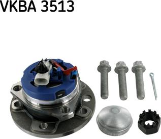 SKF VKBA 3513 - Комплект підшипника маточини колеса autozip.com.ua