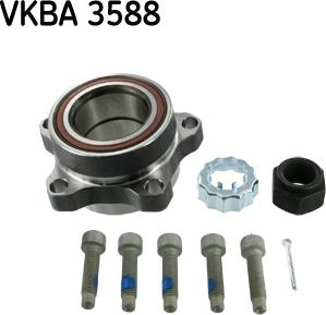 SKF VKBA 3588 - Комплект підшипника маточини колеса autozip.com.ua