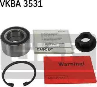 SKF VKBA 6856 - Комплект підшипника маточини колеса autozip.com.ua