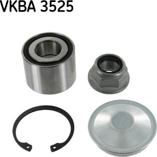 SKF VKBA 3525 - Комплект підшипника маточини колеса autozip.com.ua