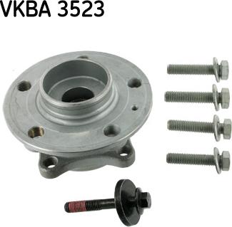 SKF VKBA 3523 - Комплект підшипника маточини колеса autozip.com.ua