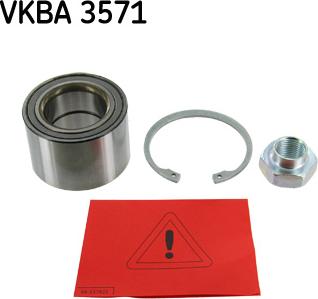 SKF VKBA 3571 - Комплект підшипника маточини колеса autozip.com.ua