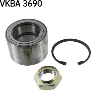 SKF VKBA 3690 - Комплект підшипника маточини колеса autozip.com.ua